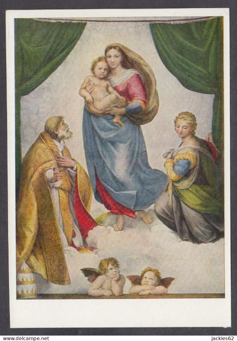 PS188/ Raffaello SANZIO, Raphaël, *La Madone De Saint Sixte - Sixtinische Madonna*, Dresden, Gemäldegalerie - Peintures & Tableaux