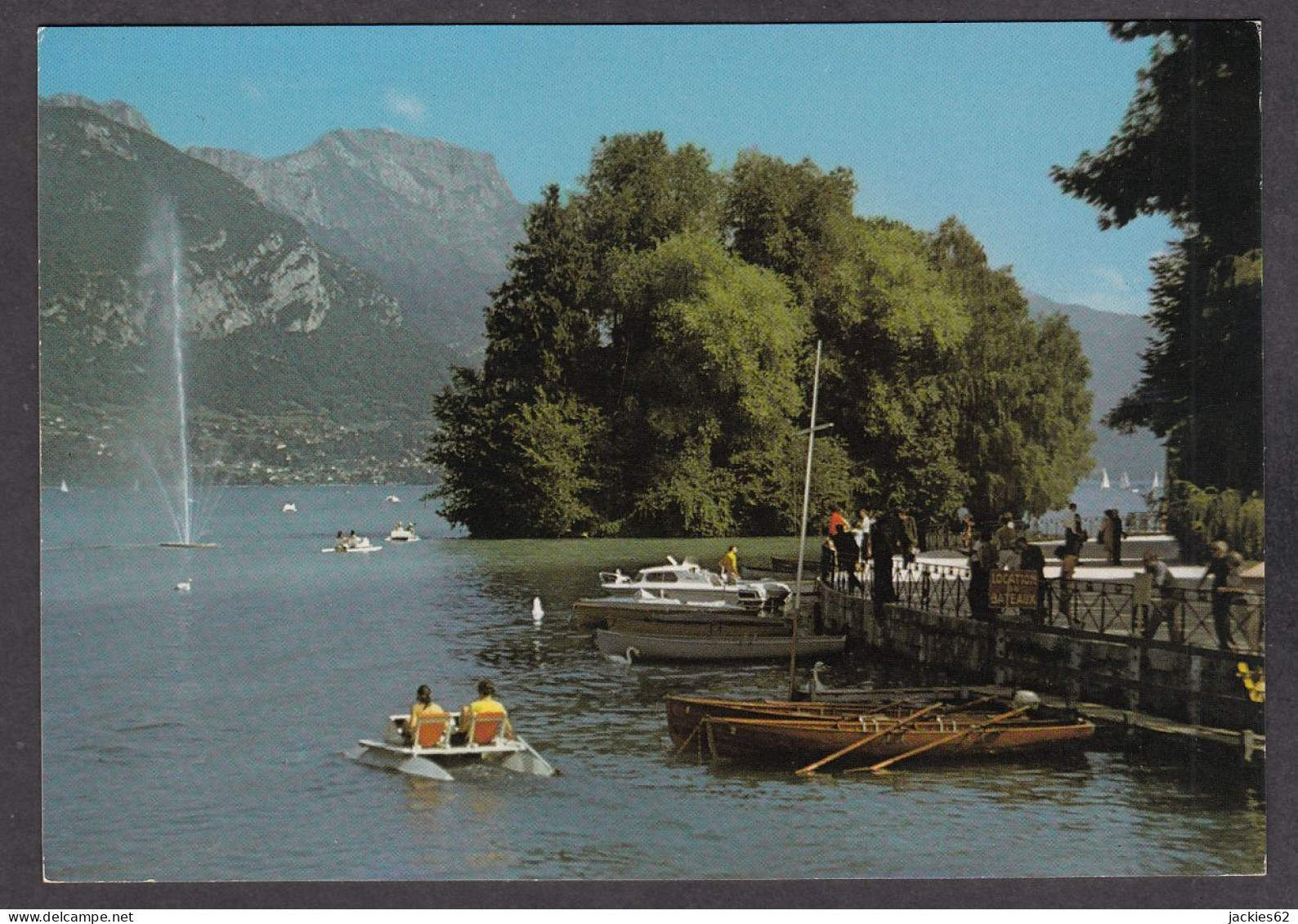 102504/ ANNECY, Le Lac, Ile Des Cygnes Et La Tournette - Annecy