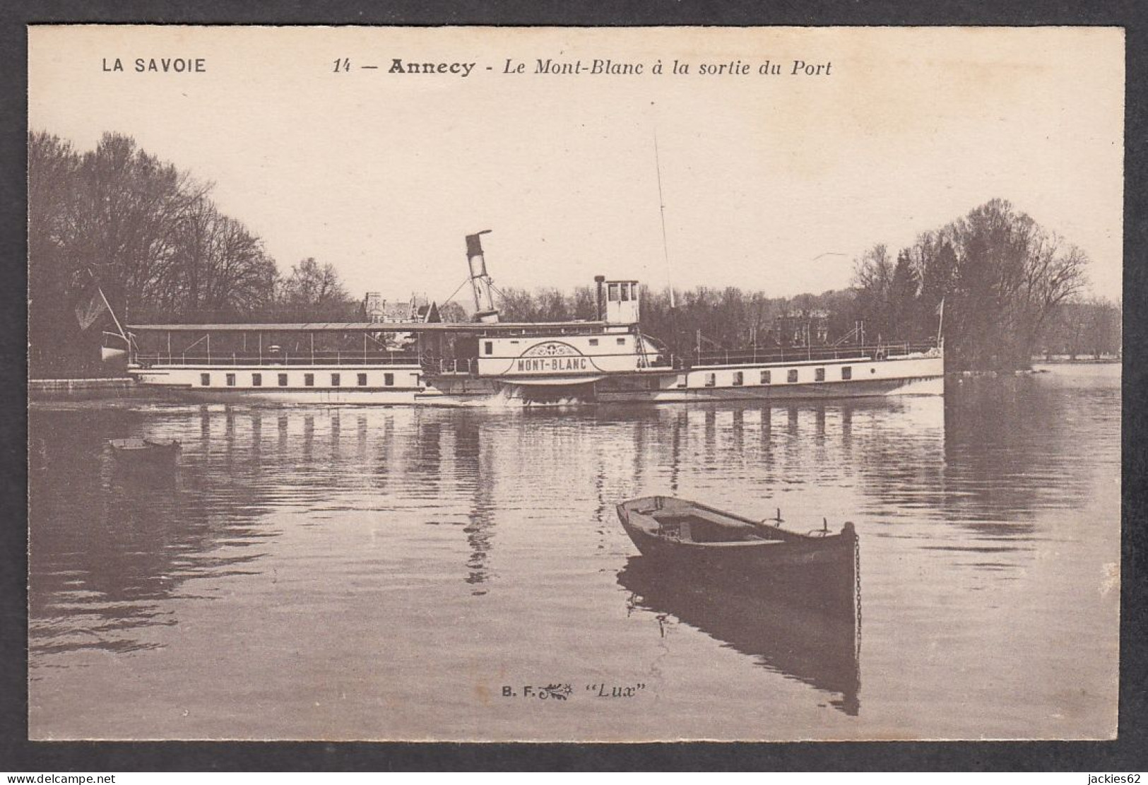 102506/ ANNECY, Bateau *Le Mont-Blanc* à La Sortie Du Port - Annecy