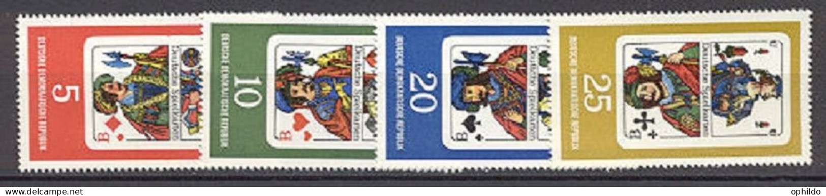 DDR   995/998   * *   TB  Jeu De Cartes   Cote 8 Euro   - Unused Stamps