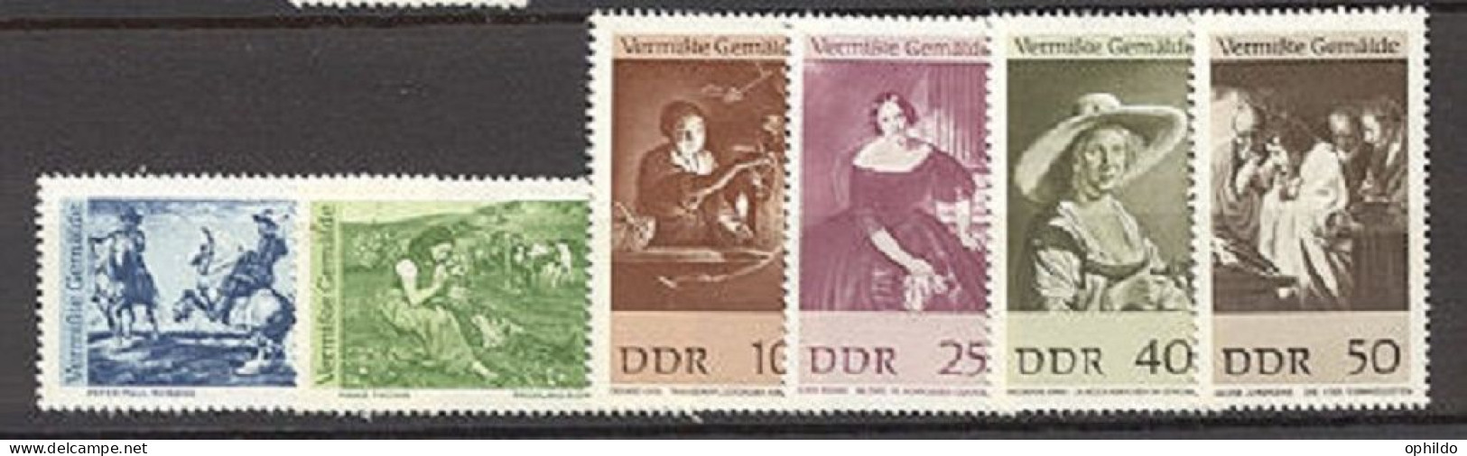 DDR   983/988   * *   TB  Peinture   Cote 3.75 Euro   - Unused Stamps