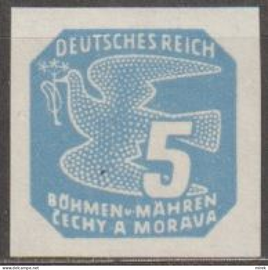 008/ Pof. NV 11, Light Blue - Neufs