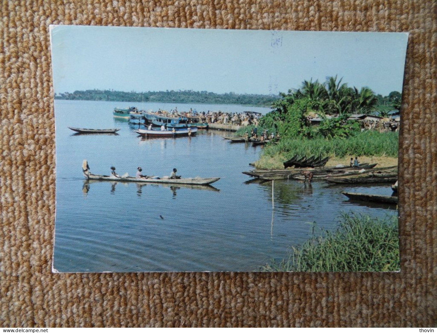 KB11/1097-Côte D'Ivoire Dabou Embarcadère Sur La Lagune - Costa De Marfil