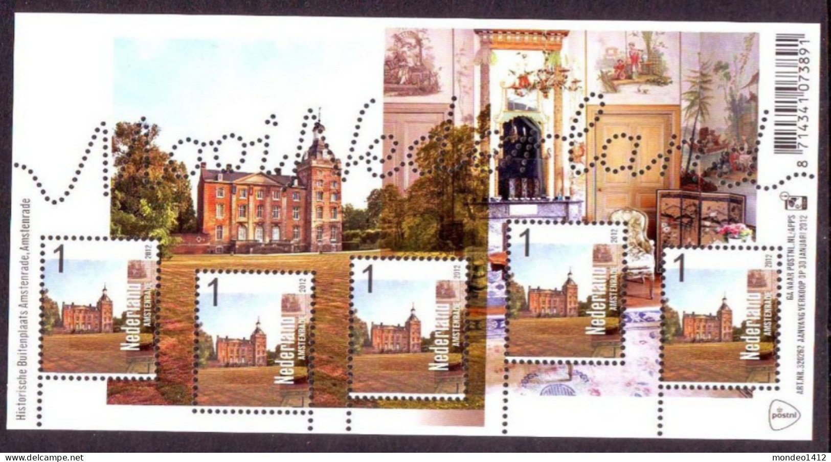 Nederland 2012 - NVPH 2901 - Blok Block - Mooi Nederland Amstenrade - MNH - Ongebruikt