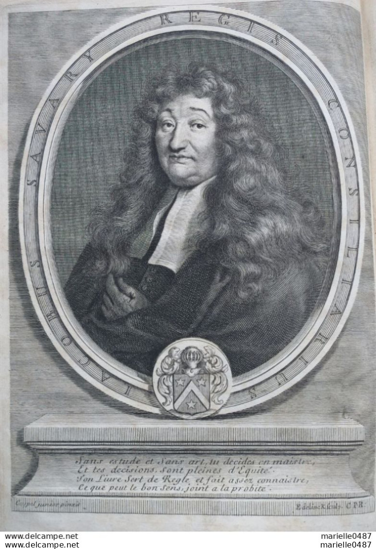 Jacques SAVARY - Le parfait negociant 1721