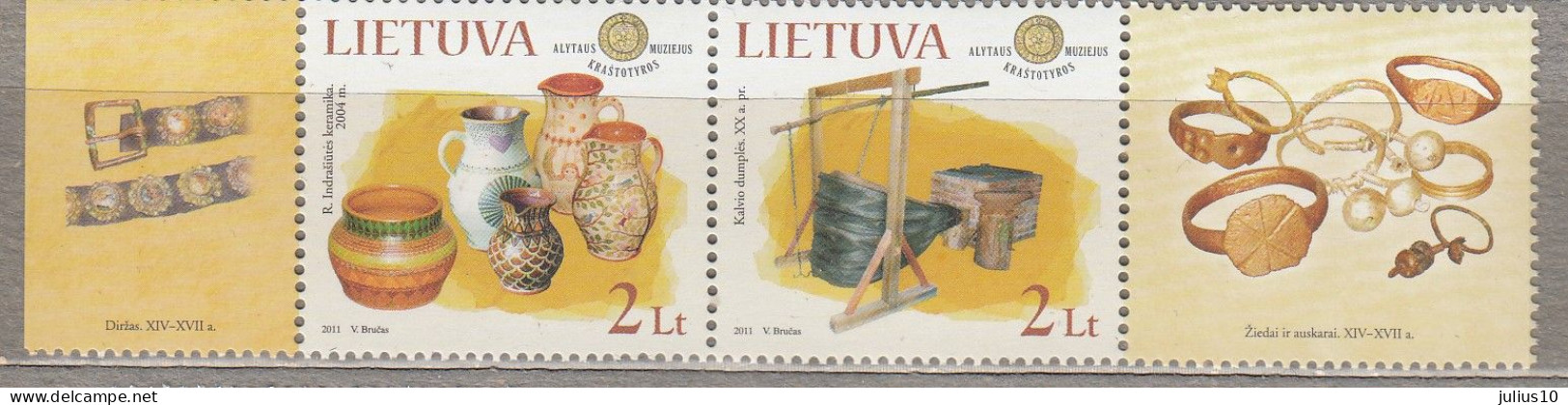 LITHUANIA 2011 Europa Folk Museum MNH(**) Mi 1070-1071 #Lt891 - Lithuania