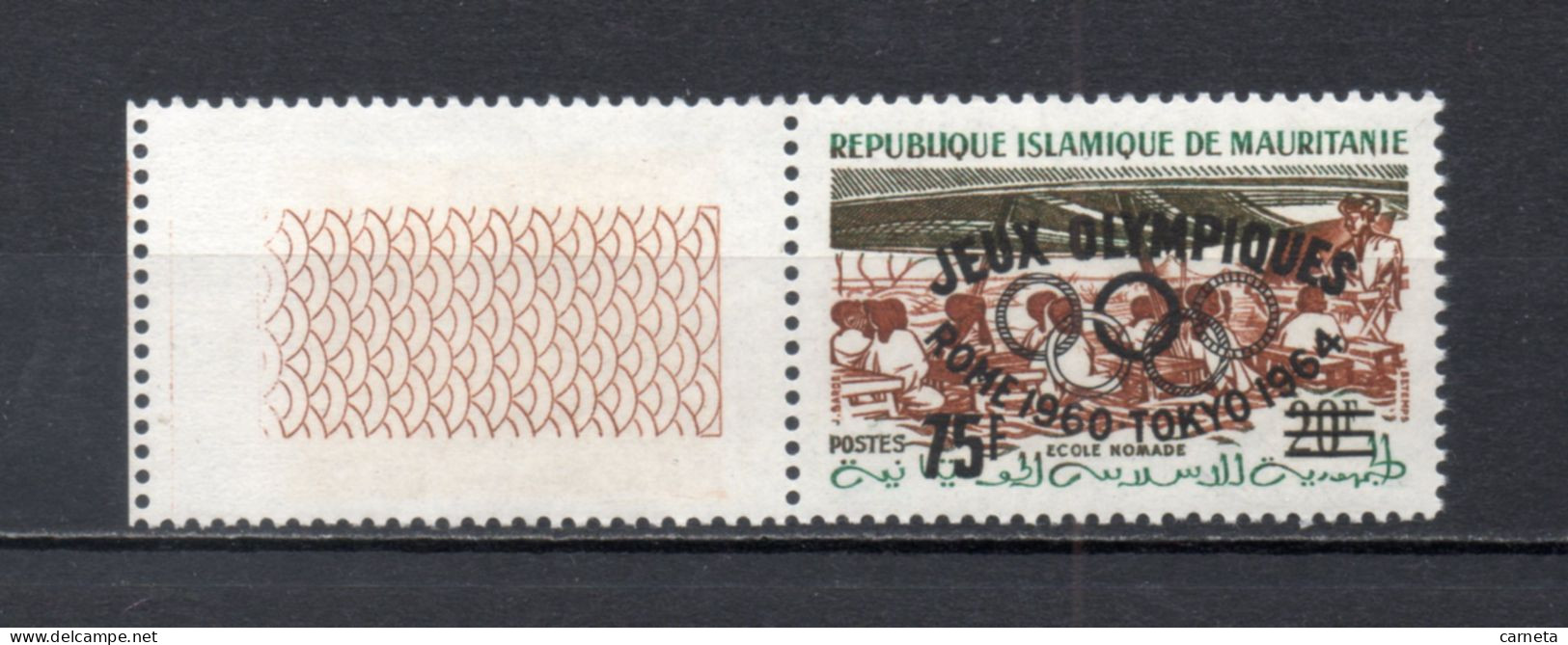MAURITANIE  N° 154D   NEUF SANS CHARNIERE   COTE 10.50€    ECOLE NOMADE JEUX OLYMPIQUES TOKYO - Mauretanien (1960-...)