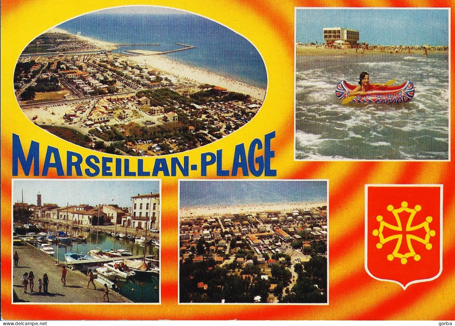 *CPM  - 34 - MARSEILLAN-PLAGE - Multivue - Marseillan