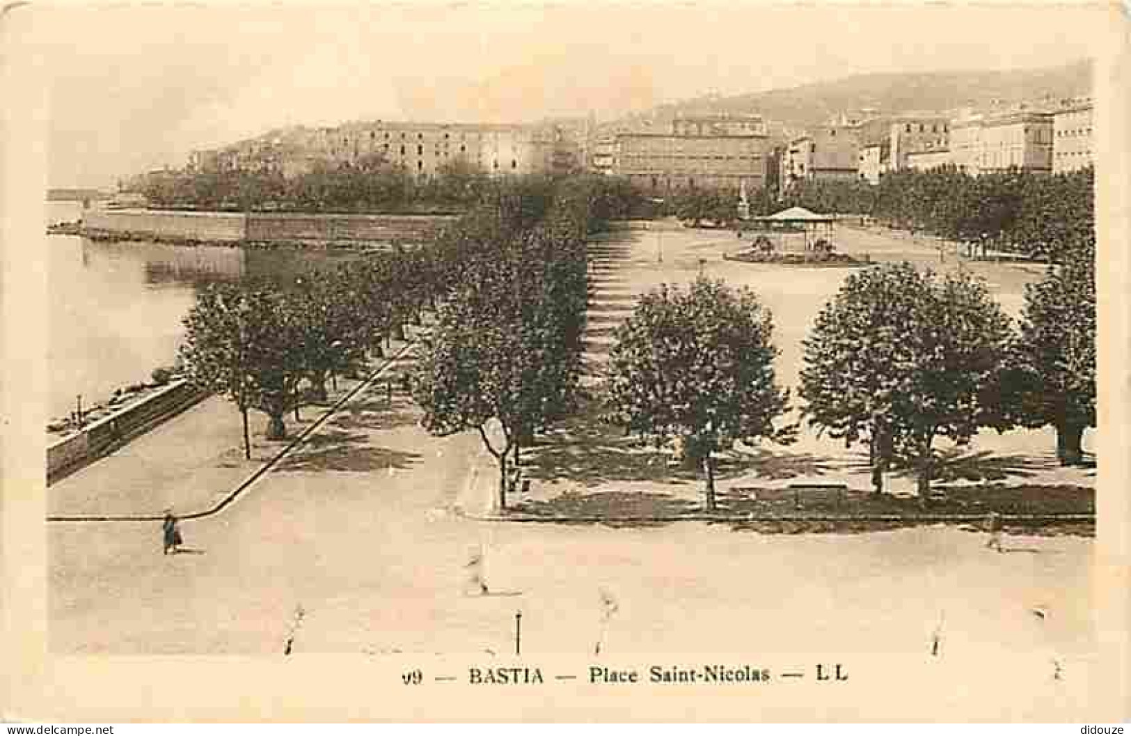 20 - Bastia - Place Saint Nicolas - CPA - Voir Scans Recto-Verso - Bastia