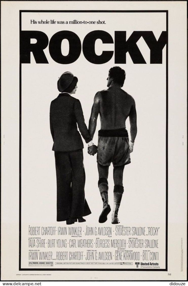 Cinema - Rocky - Sylverster Stallone - Affiche De Film - CPM - Carte Neuve - Voir Scans Recto-Verso - Affiches Sur Carte