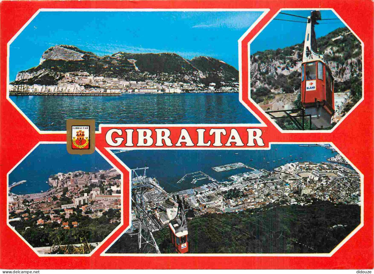 Gibraltar - Multivues - Téléphérique - CPM - Voir Scans Recto-Verso - Gibraltar