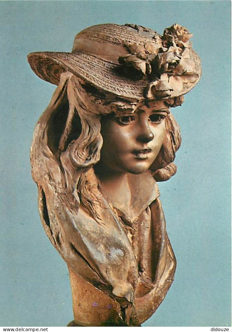 Art - Sculpture - Auguste Rodin - Jeune Fille Au Chapeau Fleuri De Roses - Musée Rodin De Paris - CPM - Carte Neuve - Vo - Sculture
