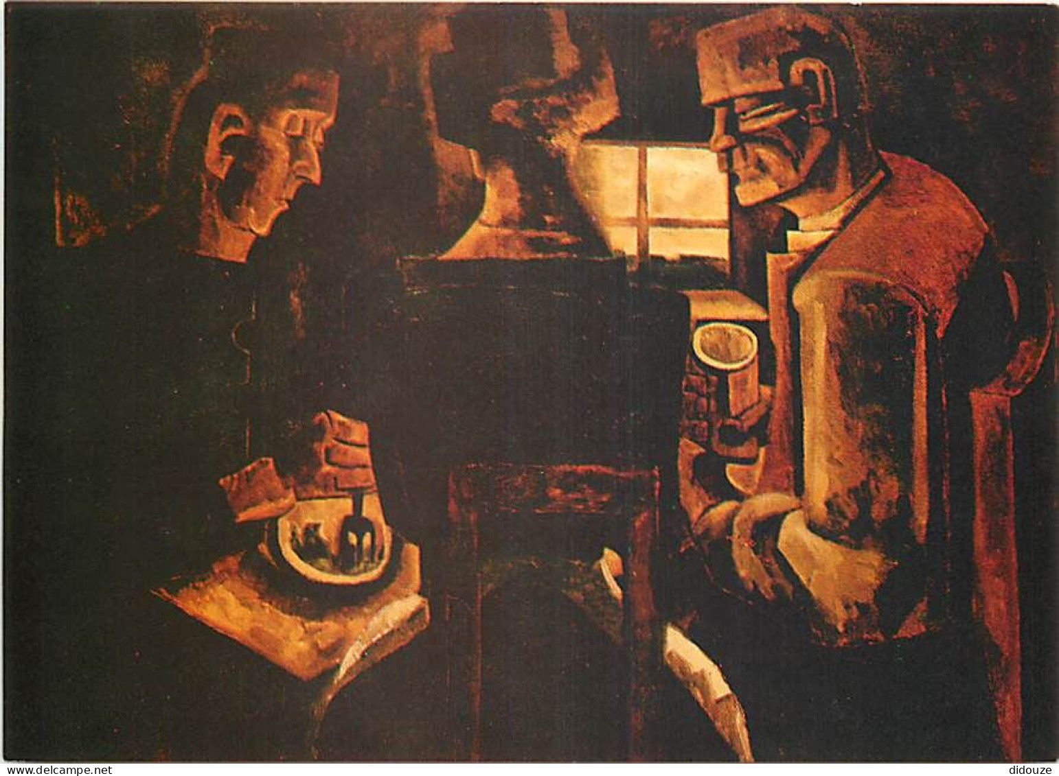 Art - Peinture - Marcel Gromaire - Le Repas Paysan 1921 - Musée D'art Moderne De Troyes - CPM - Carte Neuve - Voir Scans - Paintings
