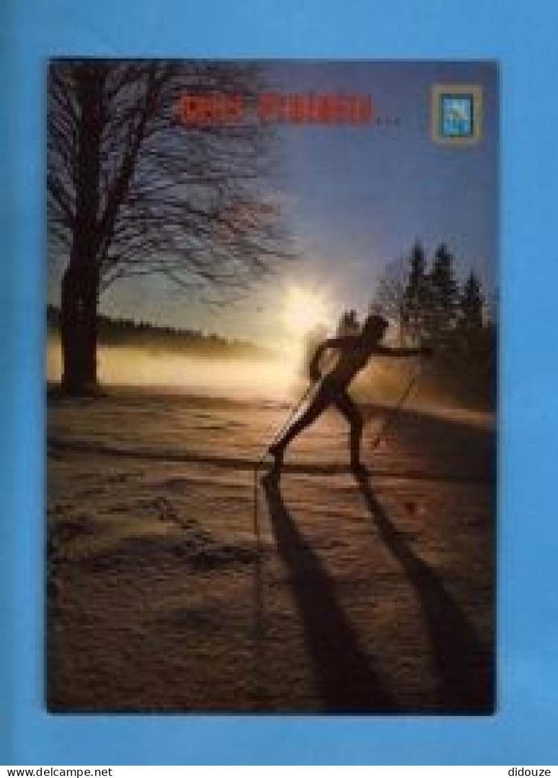 Sports - Sports D'Hiver - Ski - Carte Vierge - Sports D'hiver