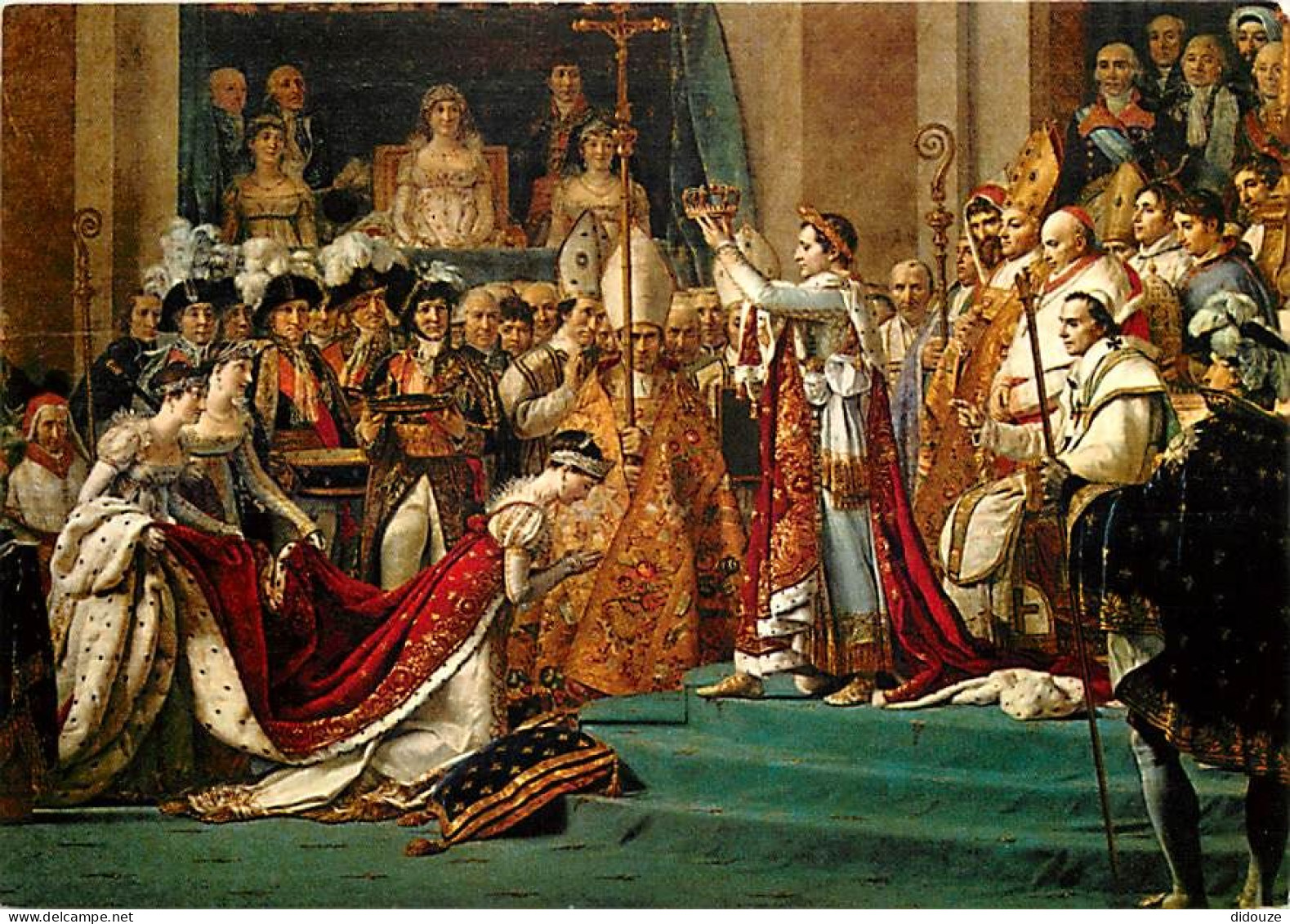 Art - Peinture Histoire - Jacques-Louis David - Le Sacre De Napoléon 1er Par Le Pape Pie VII - CPM - Carte Neuve - Voir  - History