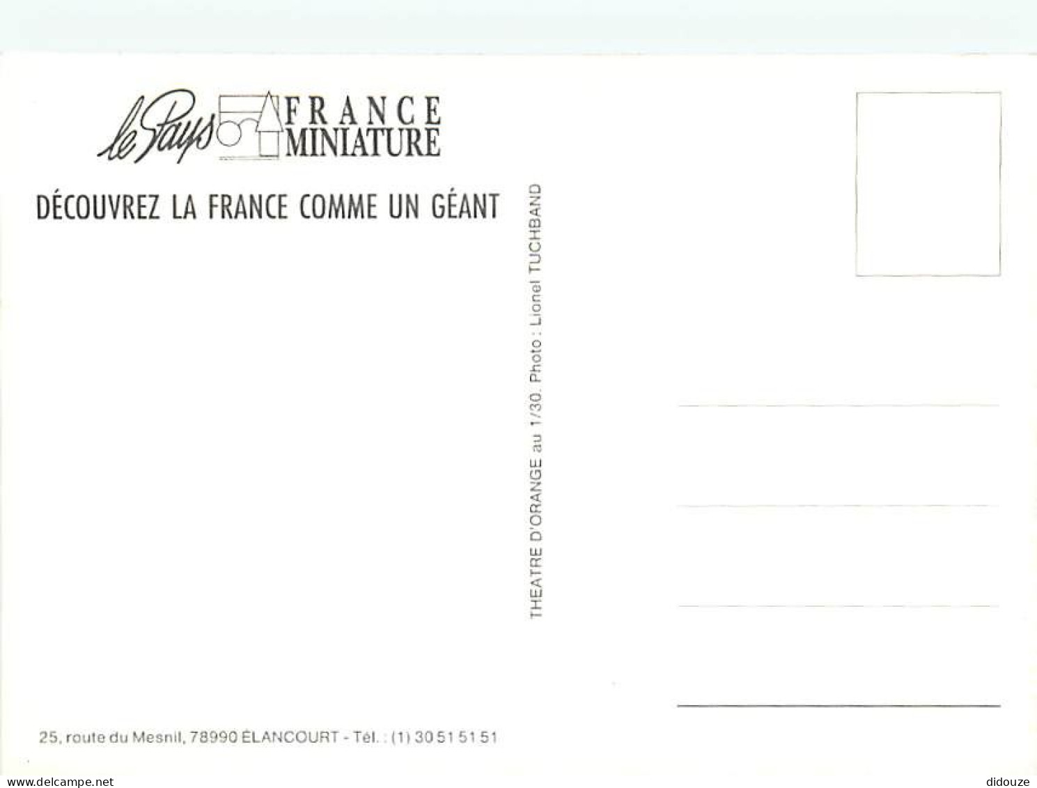 78 - Elancourt - Parc Le Pays France Miniature - CPM - Carte Neuve - Voir Scans Recto-Verso - Elancourt