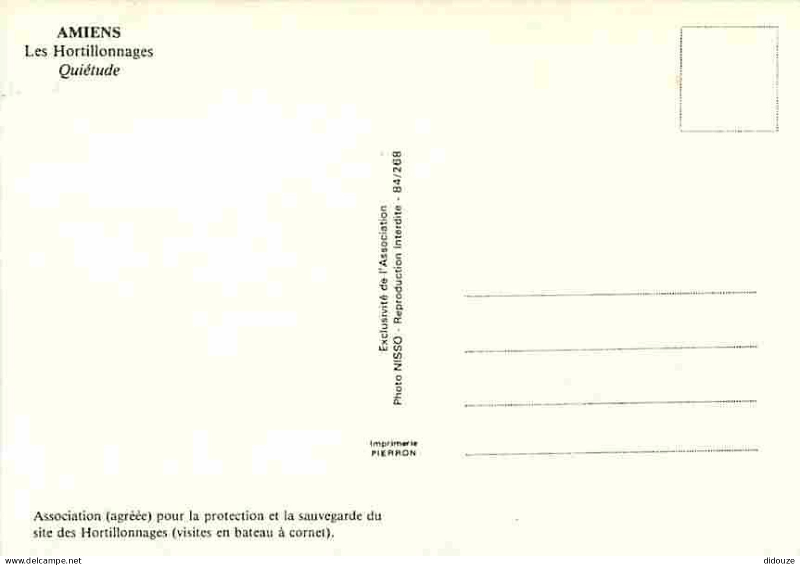 80 - Amiens - Les Hortillonnages - Carte Neuve - CPM - Voir Scans Recto-Verso - Amiens