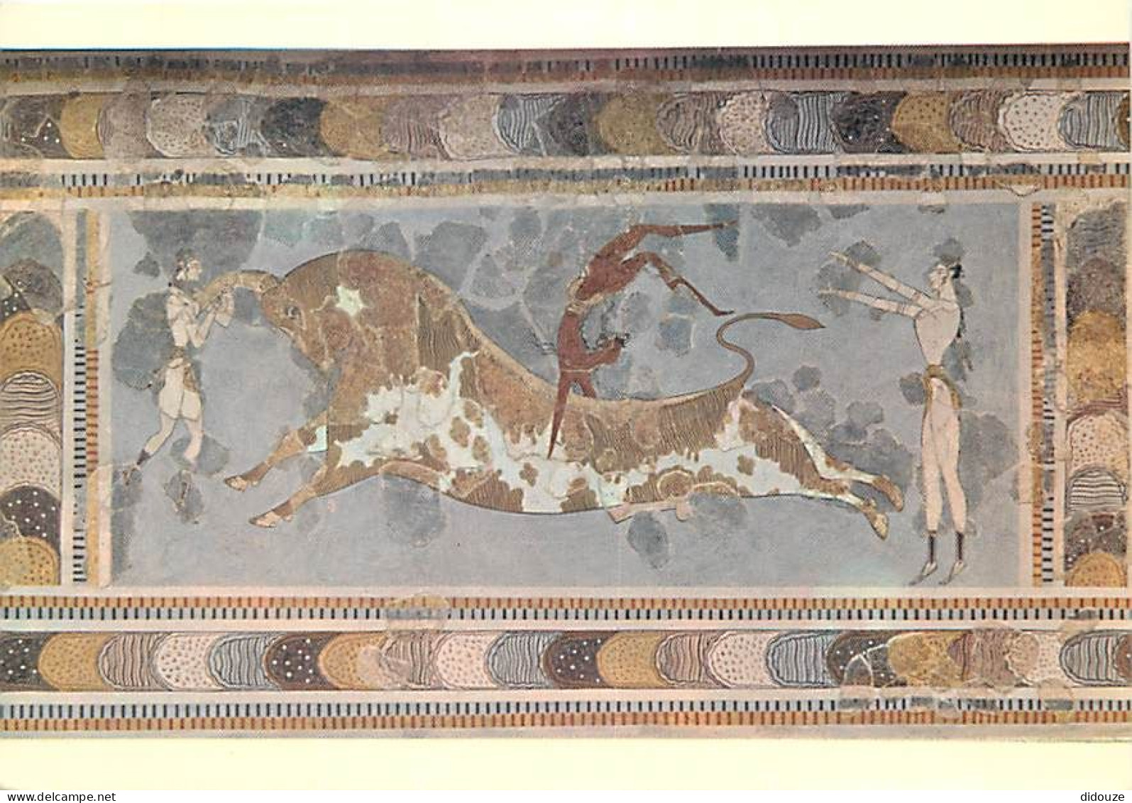 Grèce - Crète - Kríti - Héraklion - Musée D'Héraklion - Tauromachie. Fresque Du Palais De Cnossos - Peinture Antique - A - Greece