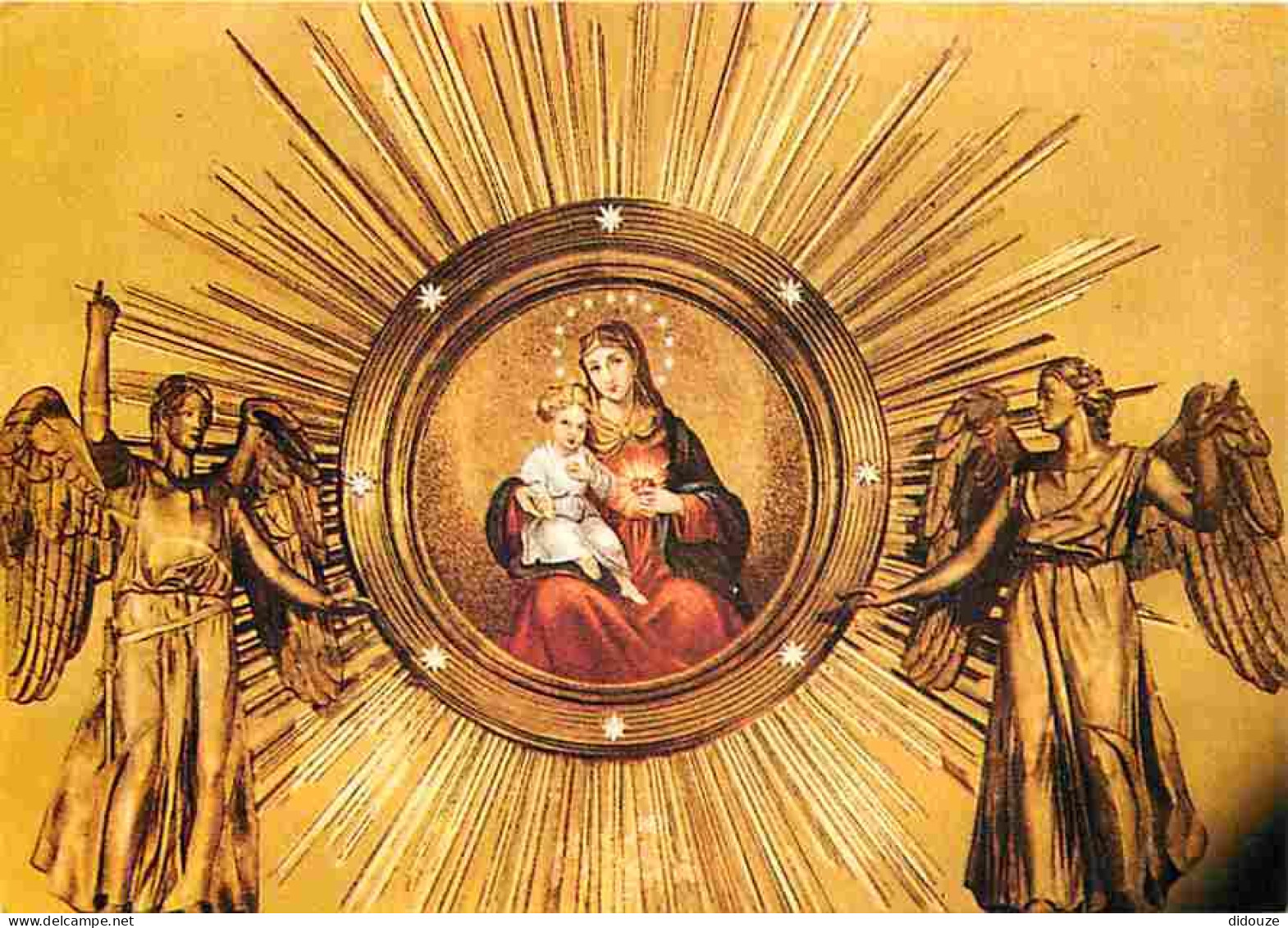 Art - Peinture Religieuse - Roma - Basilica Dell Immacolato Cuore Di Maria - Il Mosaico Dell Altare Maggiore - CPM - Voi - Tableaux, Vitraux Et Statues