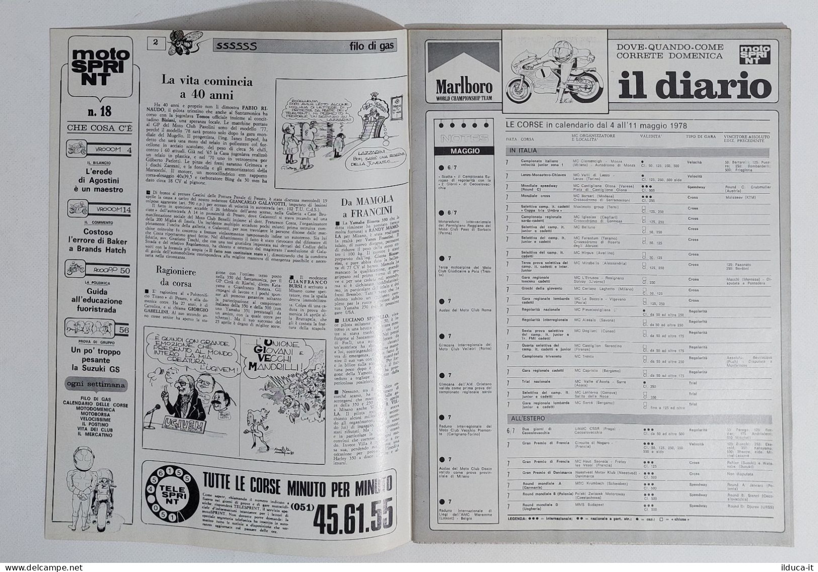 44748 Motosprint 1978 A. III N. 18 - Suzuki GS / Baker - Motoren