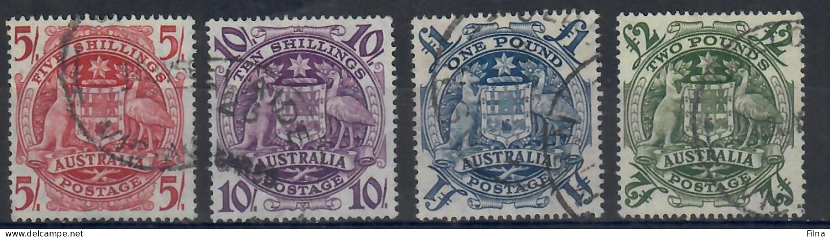 AUSTRALIA 1948 4 VALORI USATI - Usados