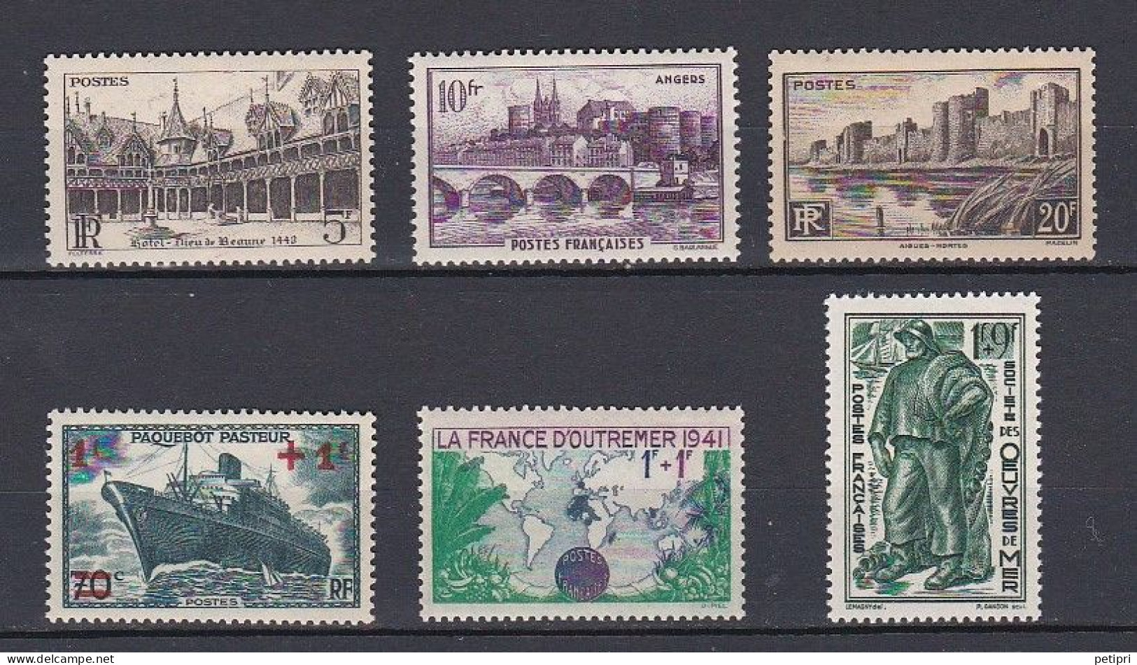 FRANCE   Y&T N ° 499  500  501  502  503  504  NEUF * - Unused Stamps