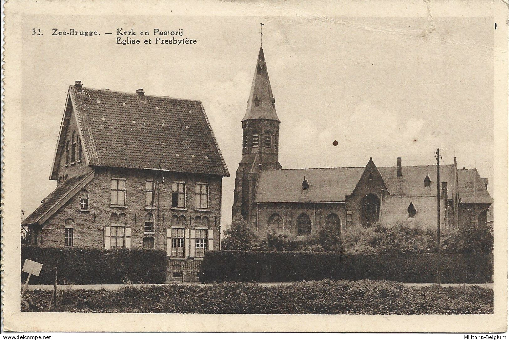 Zee-Brugge - Kerk En Pastorij - Zeebrugge