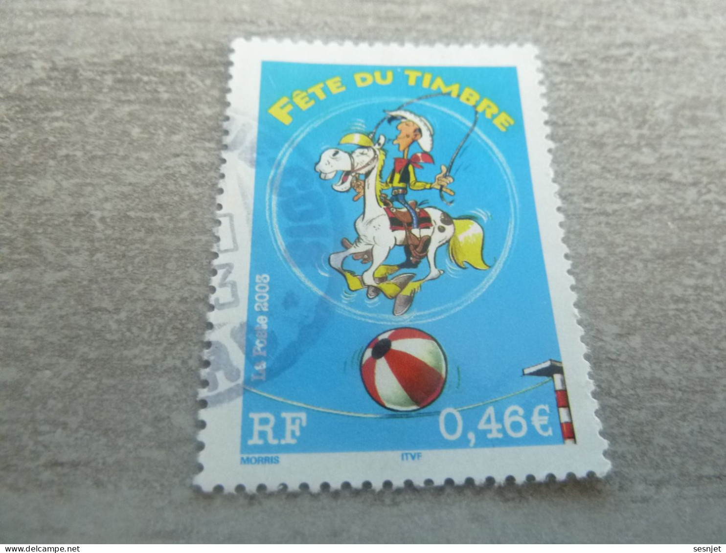 Lucky Luke De Morris - 0.46 € - Yt 3546 - Multicolore - Oblitéré - Année 2003 - - Gebruikt