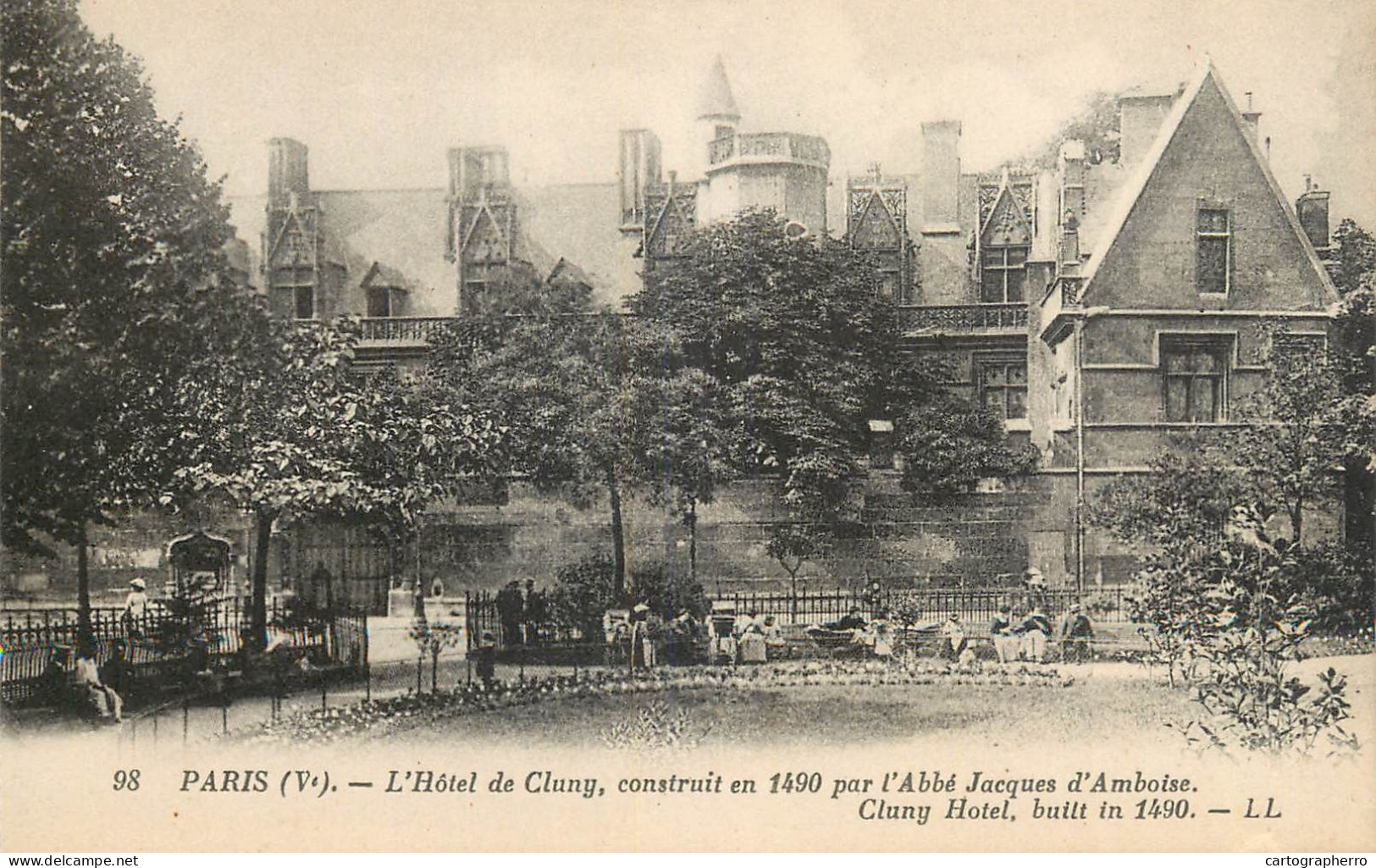 CPA France Paris L' Hotel De Cluny - Autres Monuments, édifices