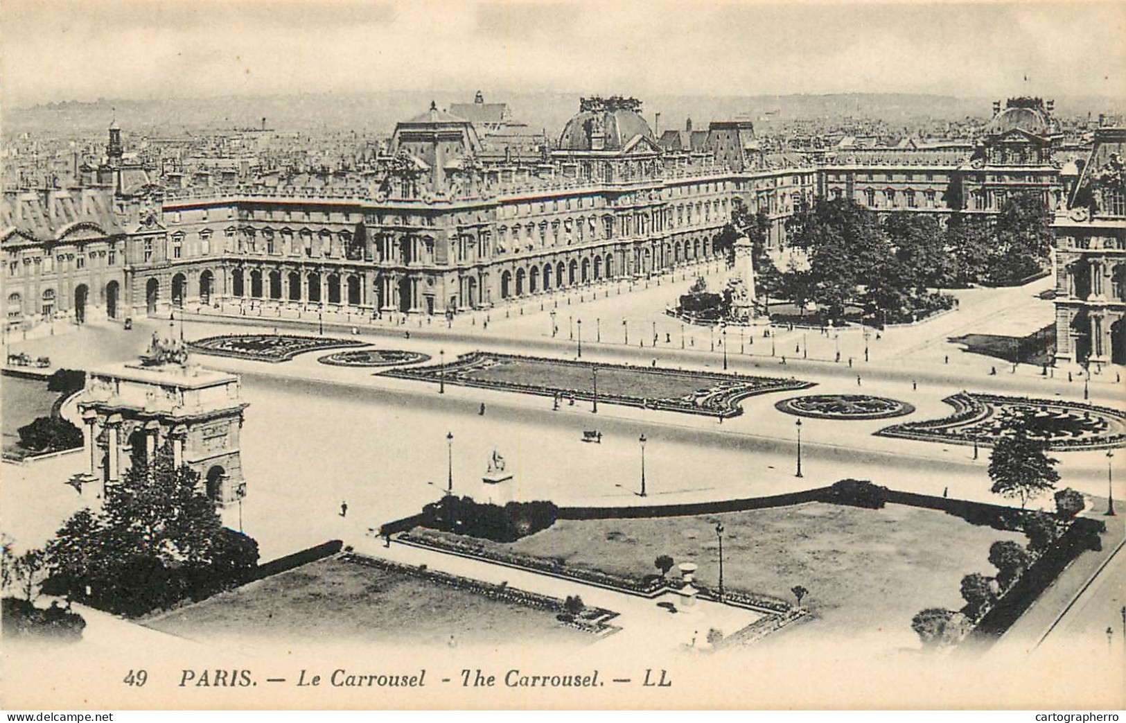 CPA France Paris Le Carrousel - Other Monuments