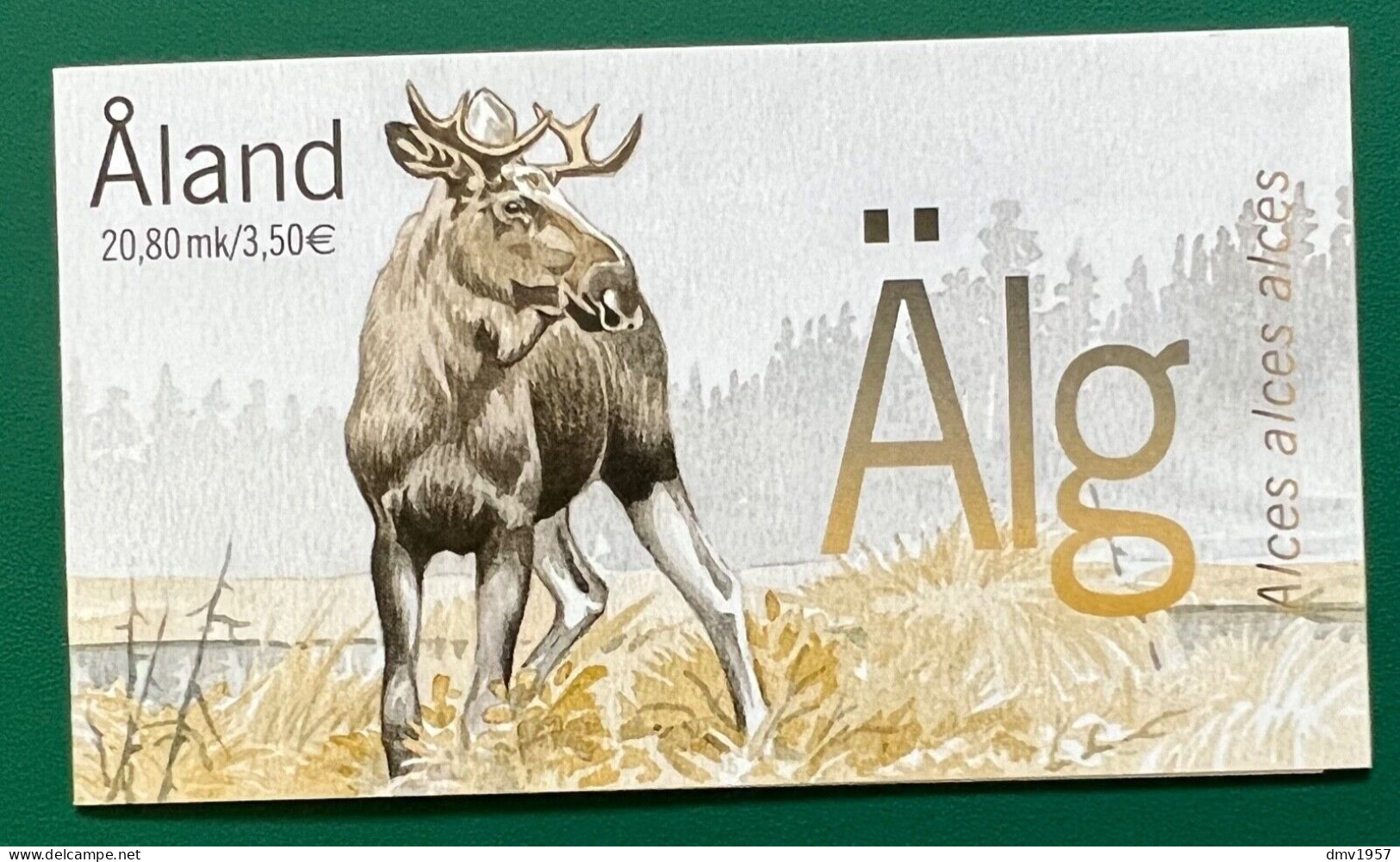 Aland 2000 MNH The Elk Sg 172/5 SB8 Booklet - Aland