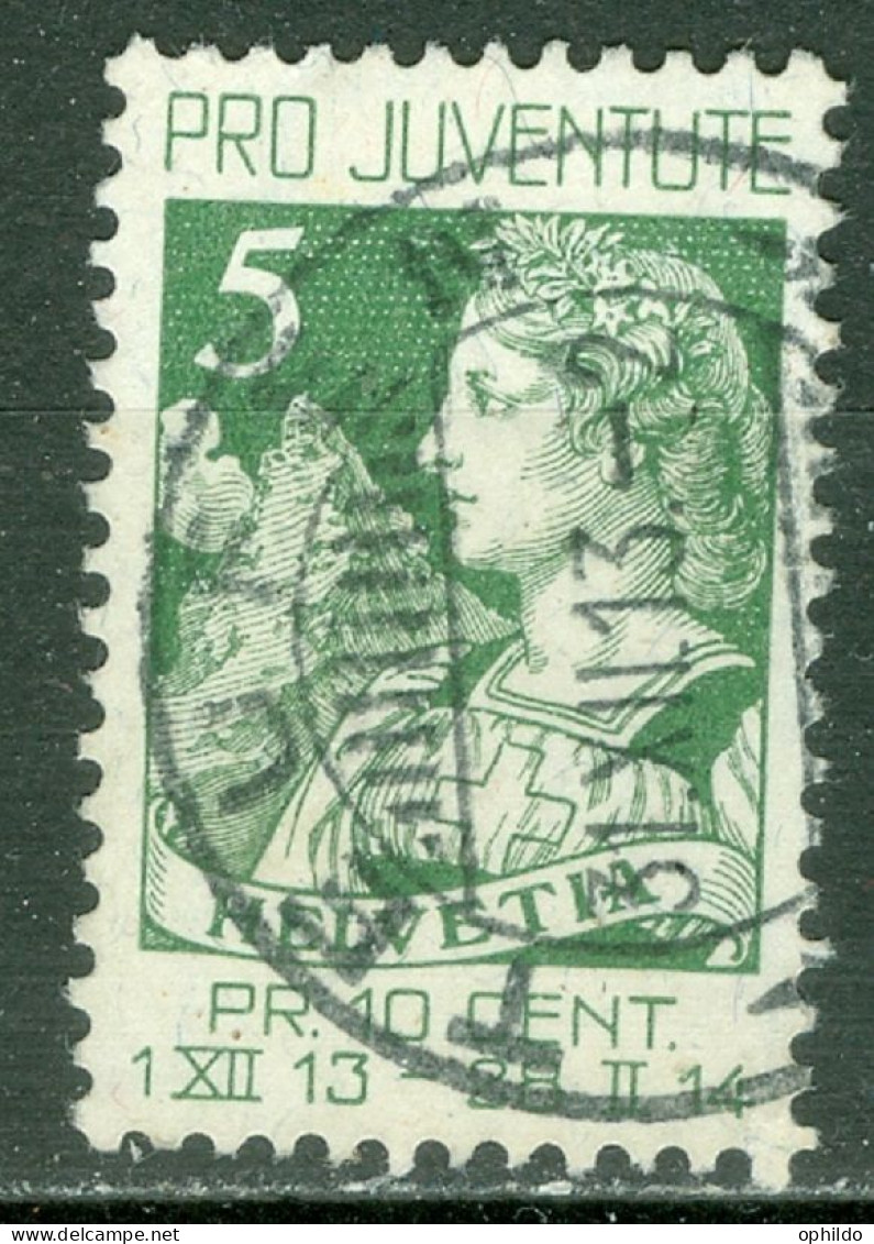 Suisse  Yvert  137  Ou    Zum  J 1  Ob  TB - Used Stamps