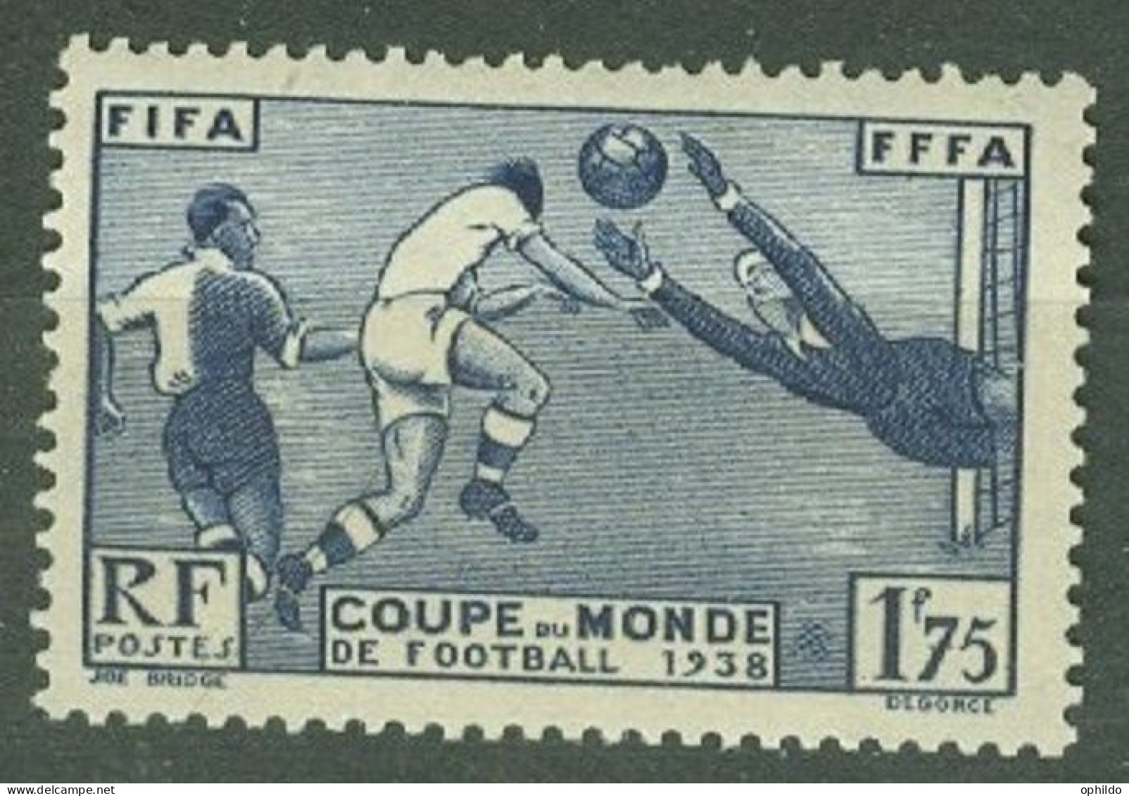 France 396 * * TB Sport Football - Unused Stamps
