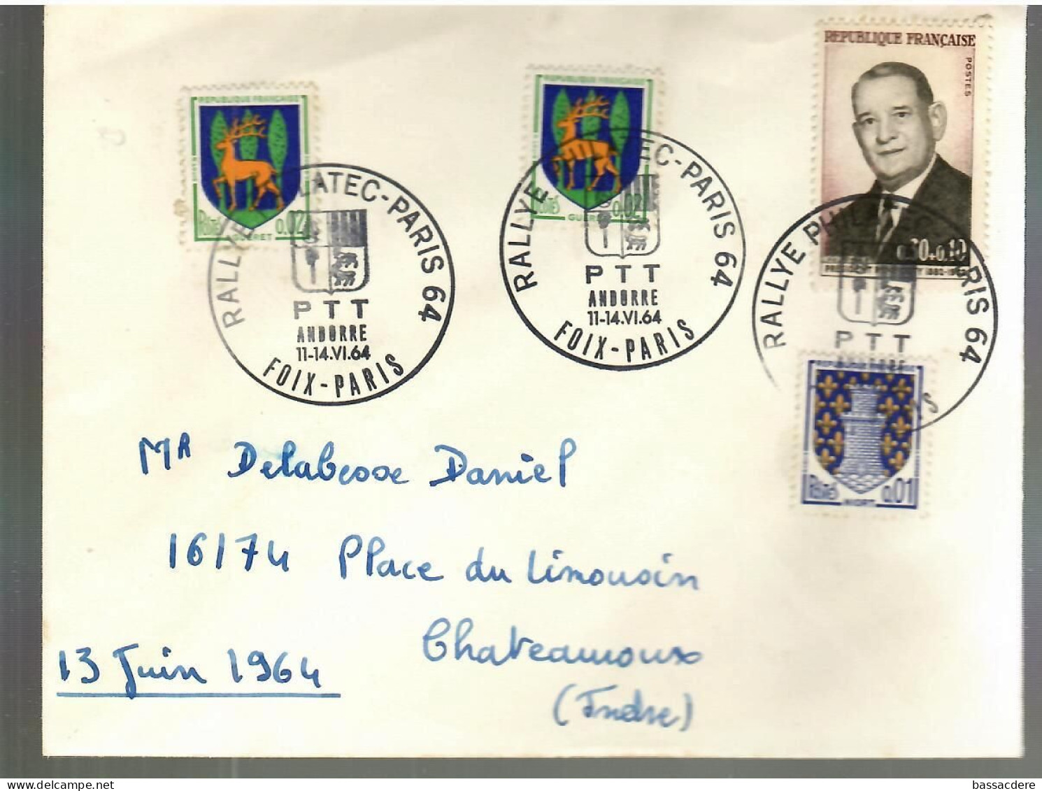 80242 -  RALLYE  PHILATEC  PARIS  64 - 1921-1960: Periodo Moderno