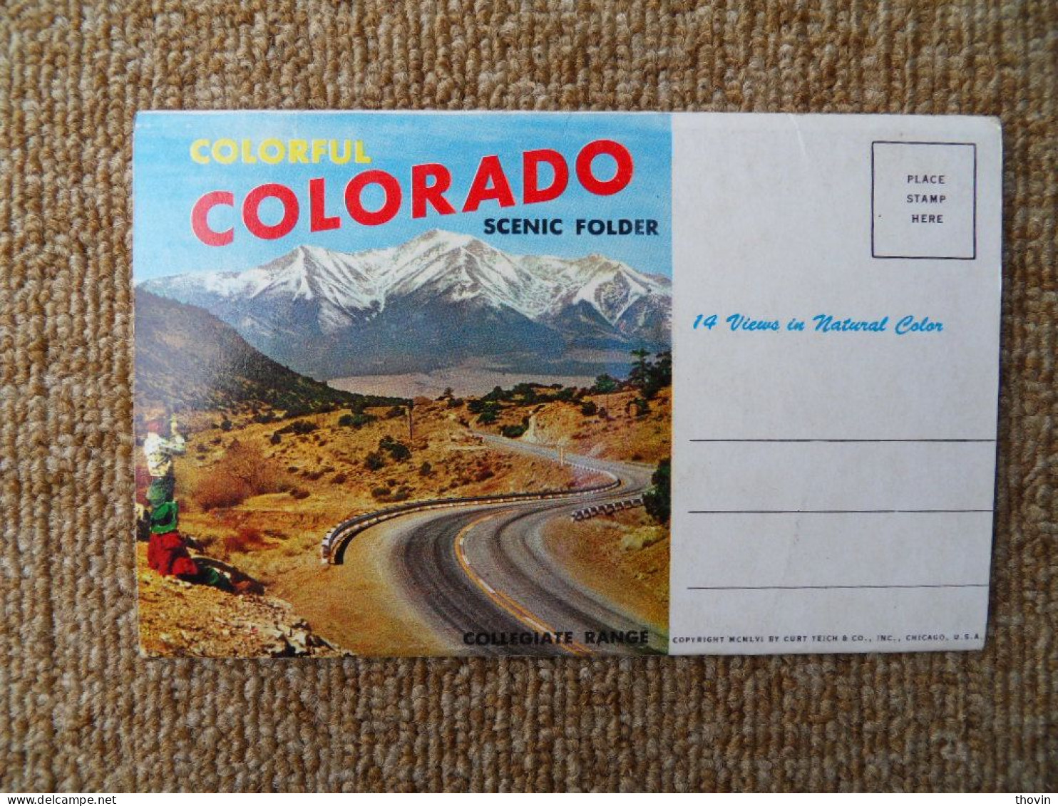 KB11/1104-Carnet Dépliant Colorado Scenic Folder  14 Views In Natural Color - Andere & Zonder Classificatie