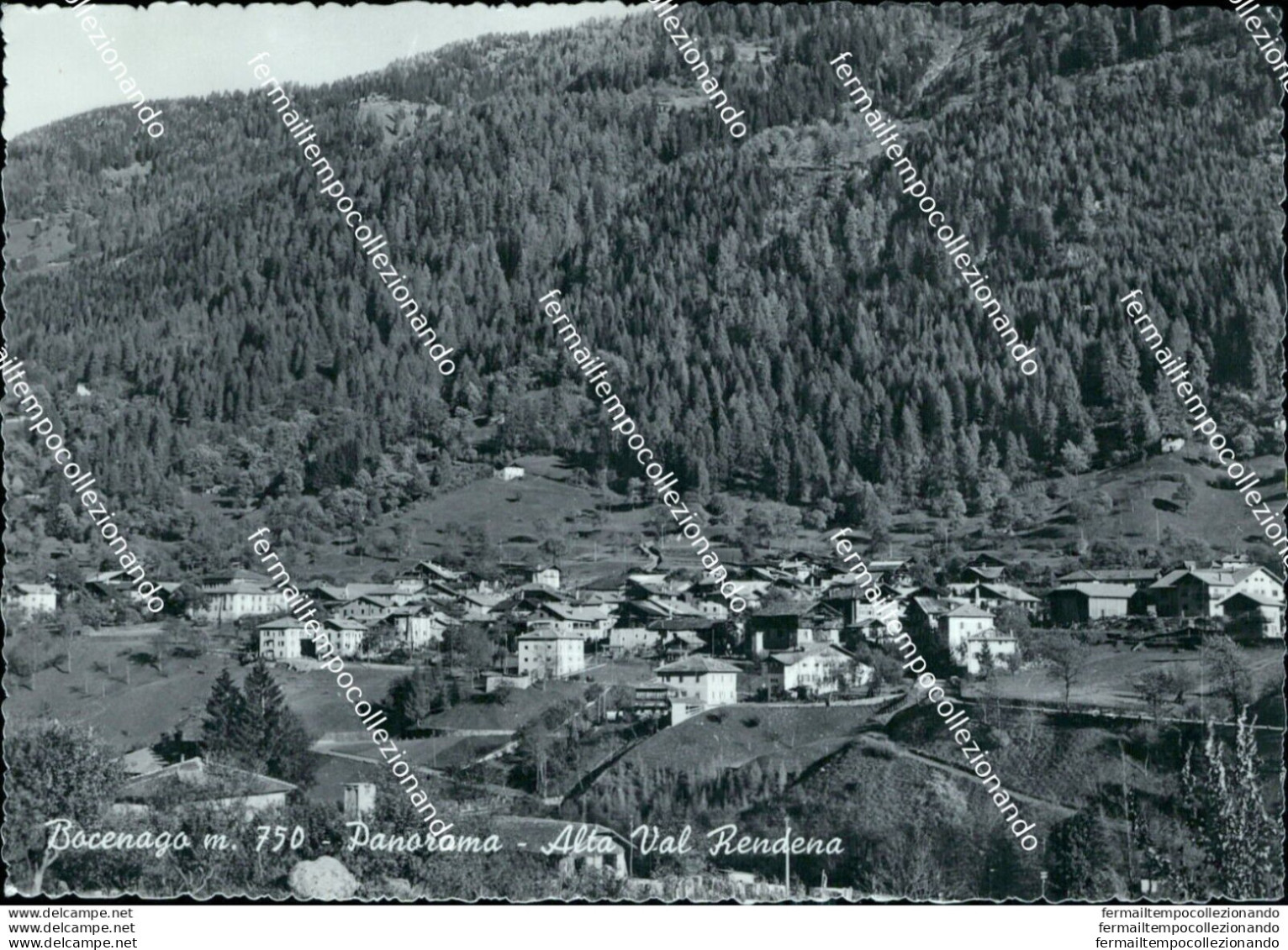 Bm200 Cartolina Bocenago Panorama Alta Val Rendena Provincia Di Trento - Trento