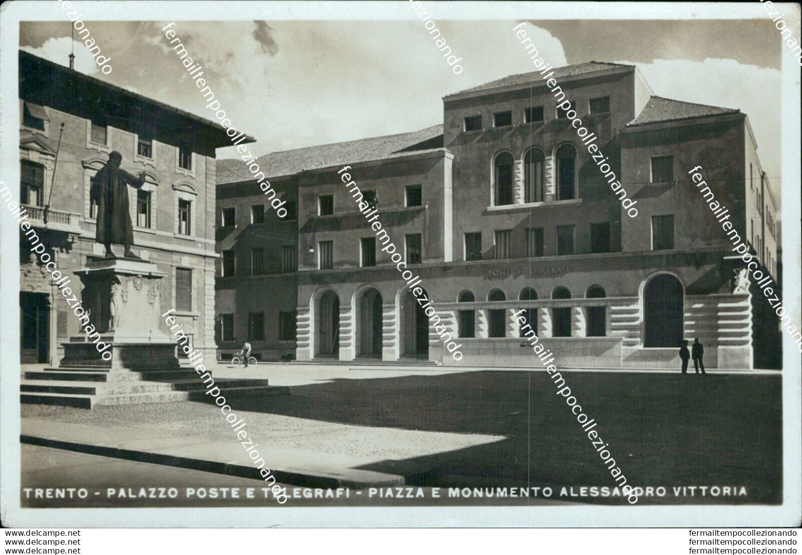 Bm168 Cartolina Trento Citta' Palazzo Poste E Telegrafi - Trento