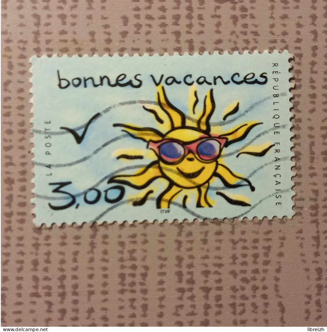 Bonnes Vacances  N° 3241  Année 1999 - Used Stamps