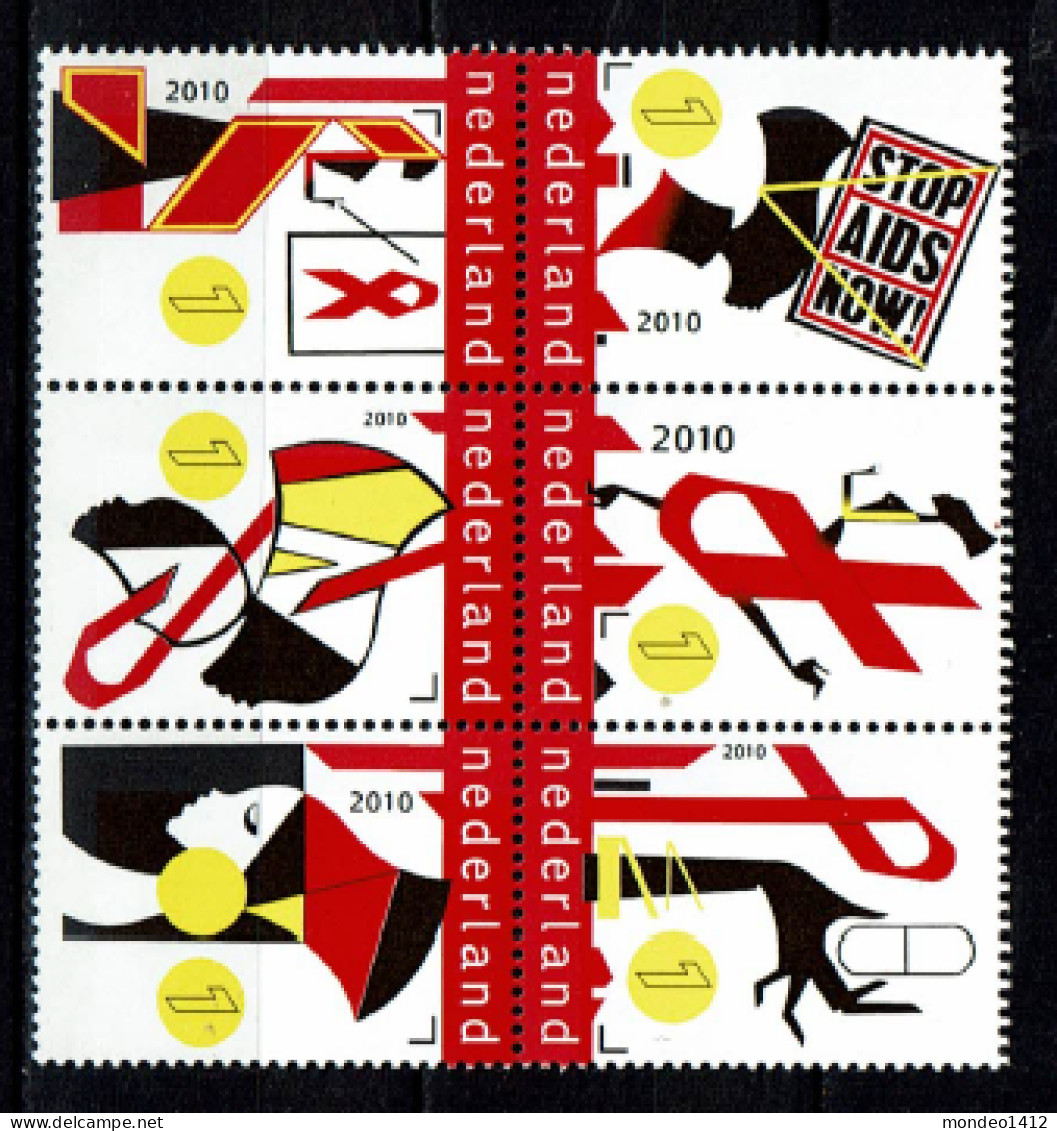 Nederland 2010 - NVPH 2770/2775 - Stop Aids Now - MNH - Unused Stamps