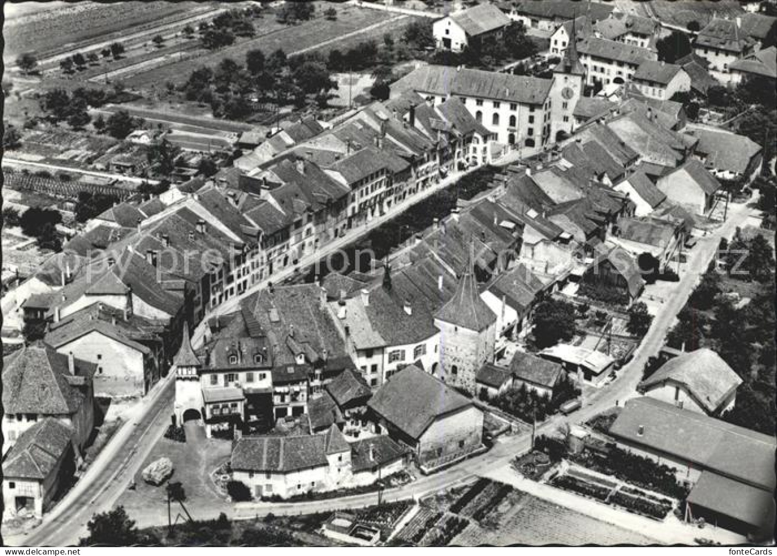 11631979 Le Landeron Vue D Avion Le Landeron - Autres & Non Classés