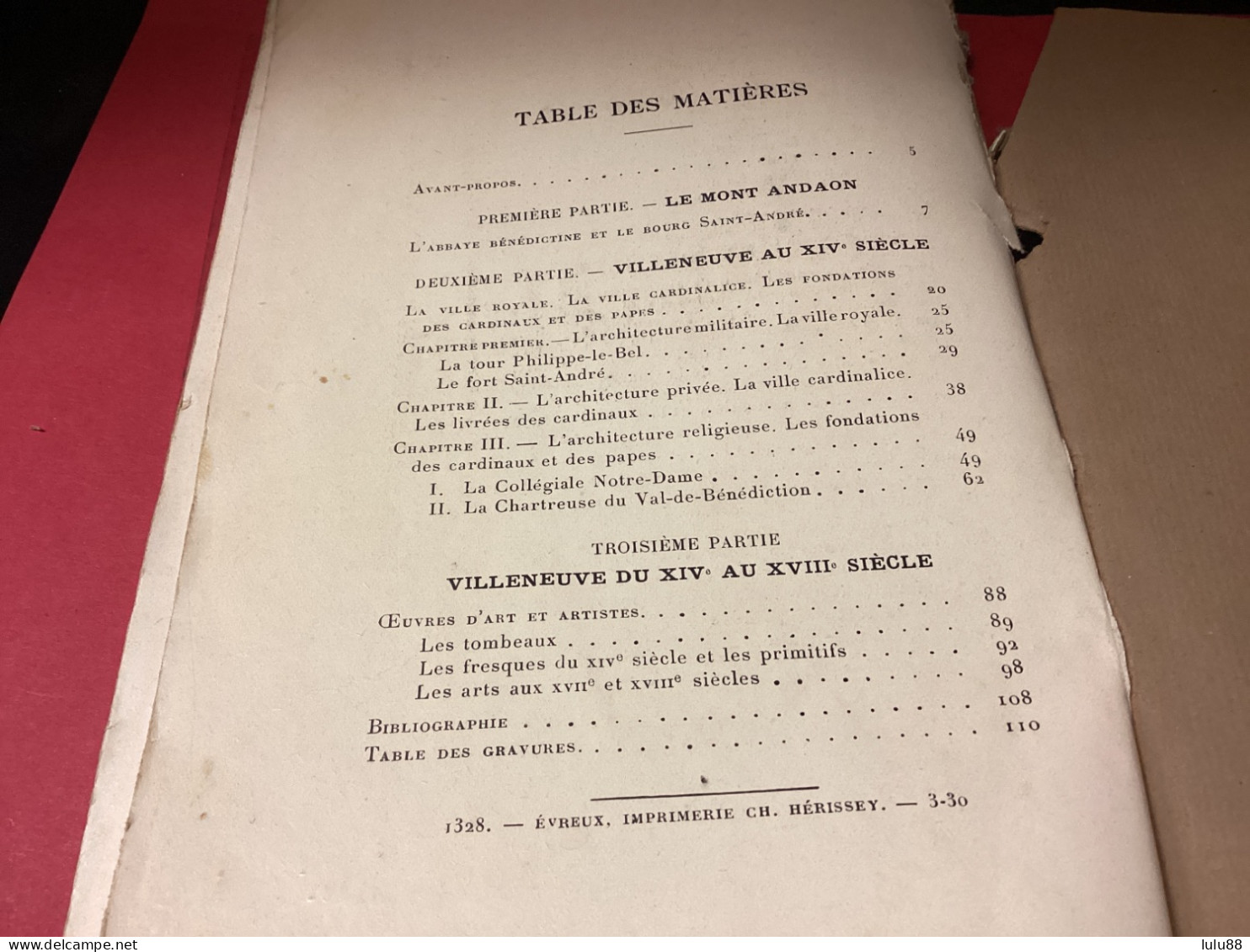 VILLENEUVE LES AVIGNON. Monographie Sur La Collégiale FRAIS DE PORT OFFERT - Villeneuve-lès-Avignon