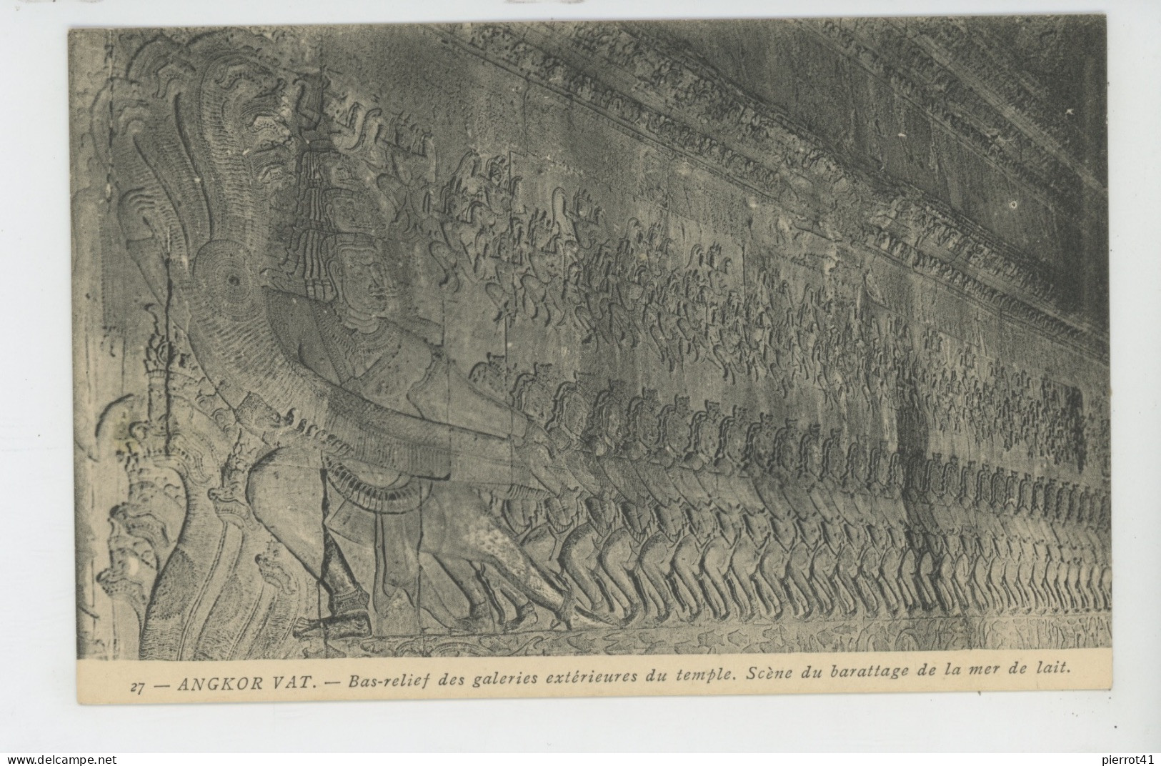 ASIE - CAMBODGE - ANGKOR VAT - Bas Relief Des Galeries Extérieures Du Temple - Cambodia