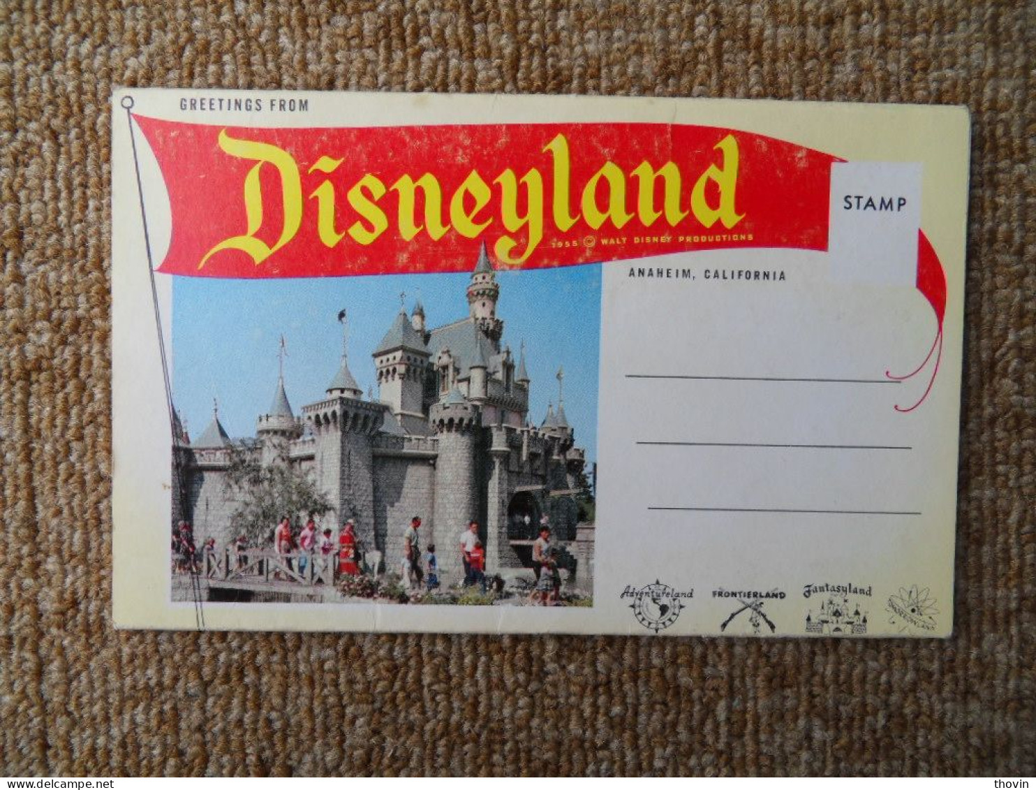 KB11/1109-Carnet Dépliant California Grettings From Disneyland Anaheim 12 Vues - Anaheim