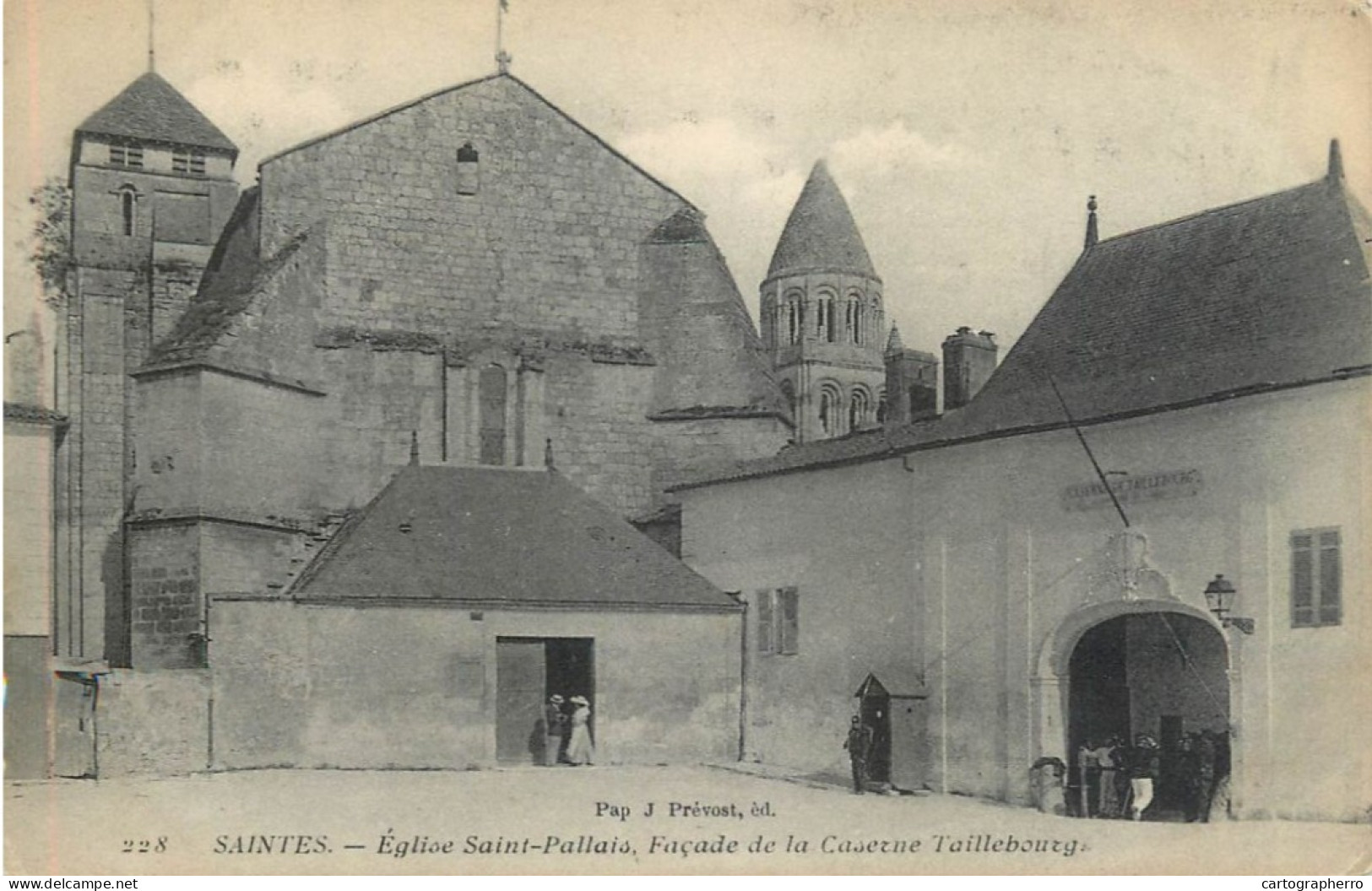 CPA France Saintes Eglise Saint Pallaos - Saintes