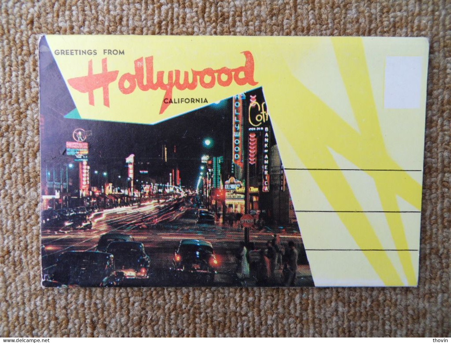 KB11/1110-Carnet Dépliant Greetings From Holywood California 10 Vues - Other & Unclassified