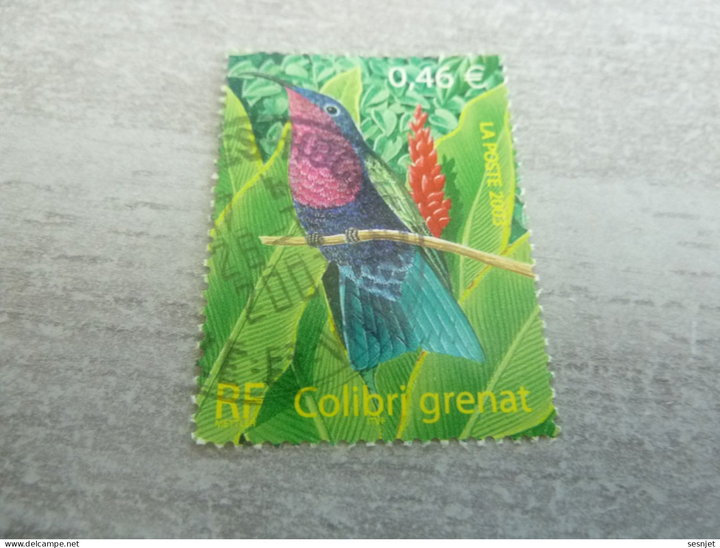 Colibri Grenat - Oiseau D'Outre-Mer - 0.46 € - Yt 3550 - Multicolore - Oblitéré - Année 2003 - - Colibris