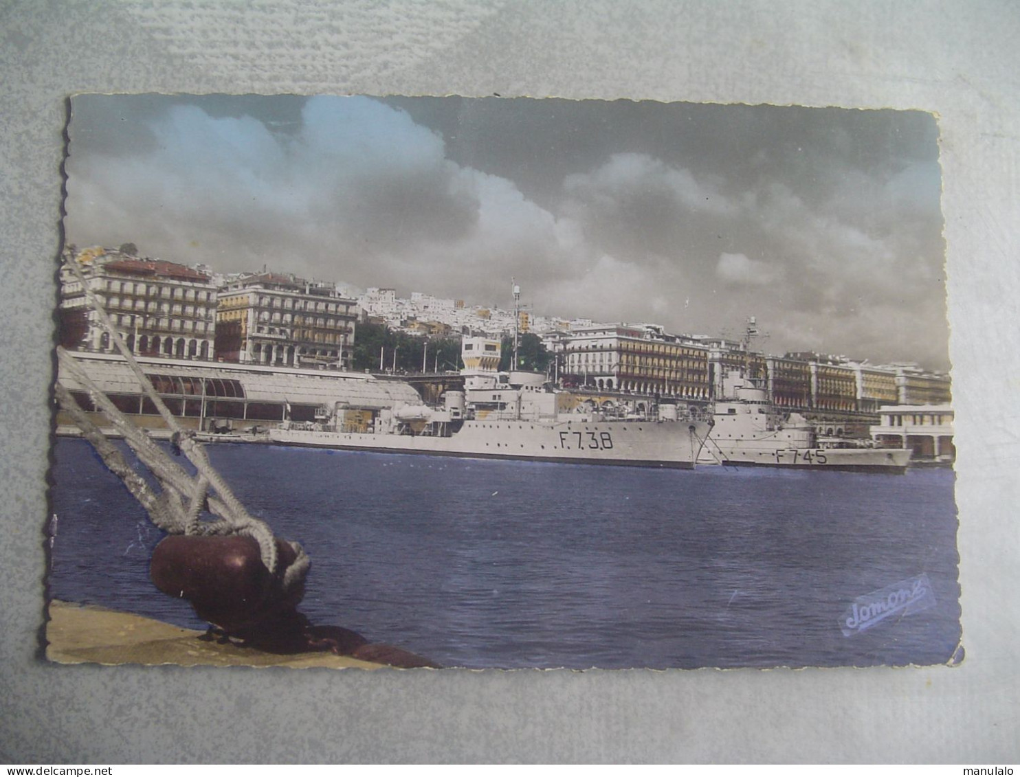 Alger - La Capricieuse Et Le Commandant Amiot D'inville Dans Le Port - Algiers