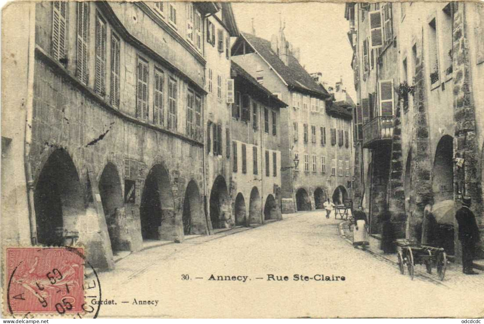 ANNECY  Rue Ste Claire Animée RV - Annecy