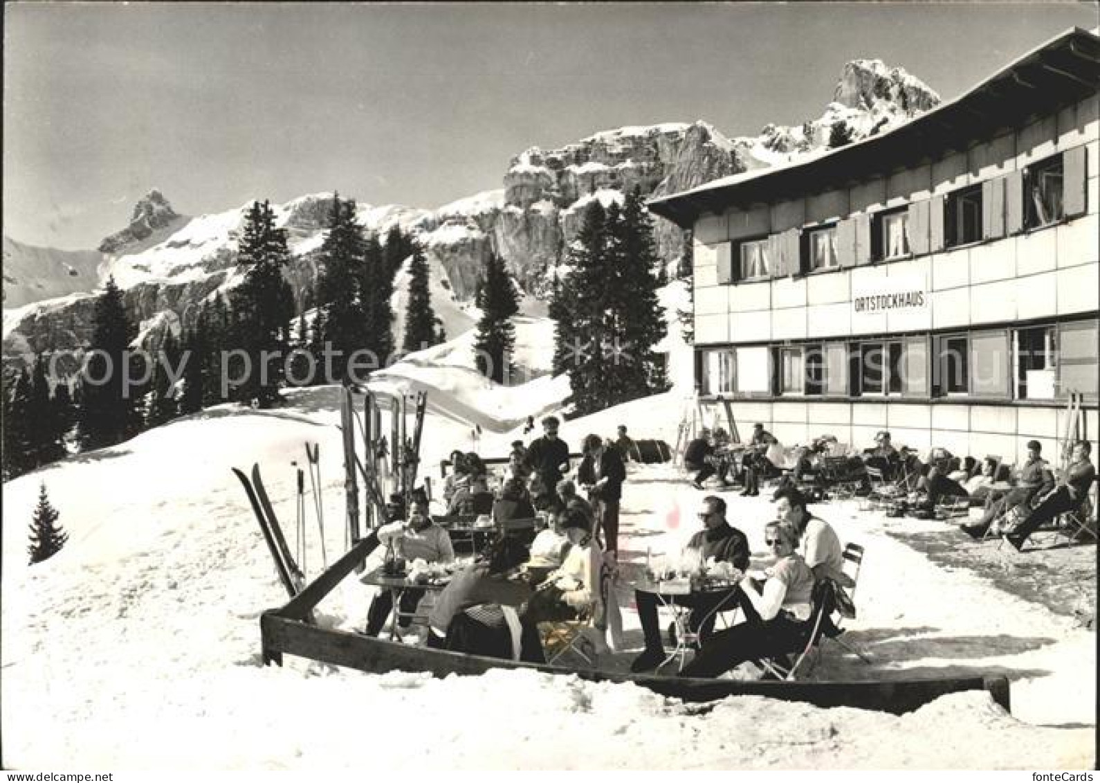 11631776 Braunwald GL Ortstockhaus Sonnenterrasse Bergrestaurant Braunwald GL - Sonstige & Ohne Zuordnung