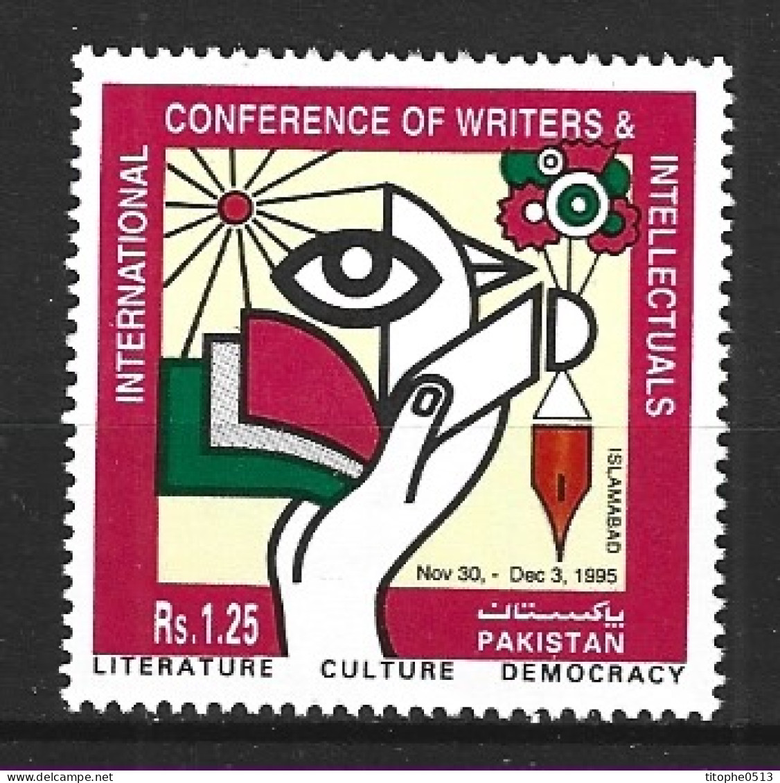 PAKISTAN. N°912 De 1995. Conférence Des écrivains. - Writers